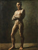 Akademii, z krzyżującymi się rękami - Théodore Géricault — widok dzieła