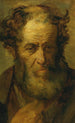 Portret starca - Théodore Géricault — widok dzieła