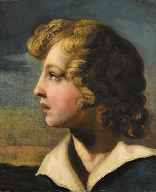 Thodore Gricault - Portrait de jeune garcon de profil.webp
