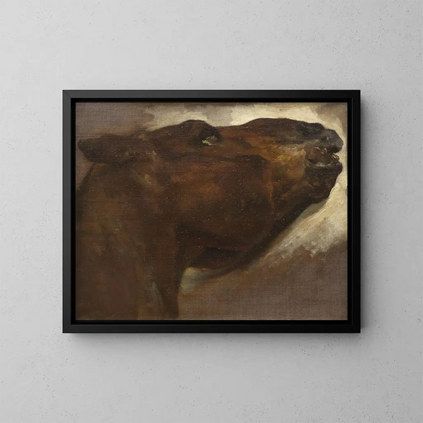 Studium martwego konia - Théodore Géricault — oprawiony obraz na ścianie