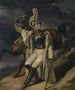 Studia rannego kawalerzysty Ranny kawalerzysta opuszczający ogień szkic - Théodore Géricault — widok dzieła