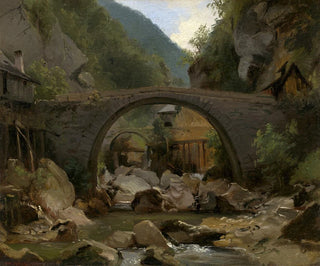 Thodore Rousseau - Mountain Stream in the Auvergne.webp