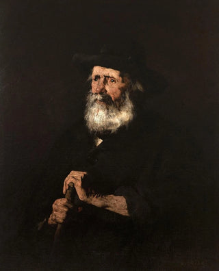 Thodule Ribot - Portrait dun vieillard.webp
