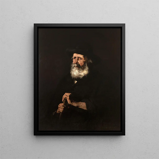Thodule Ribot - Portrait dun vieillard.webp