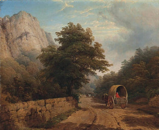 High Tor, Matlock, Derbyshire - Thomas Baker — widok dzieła