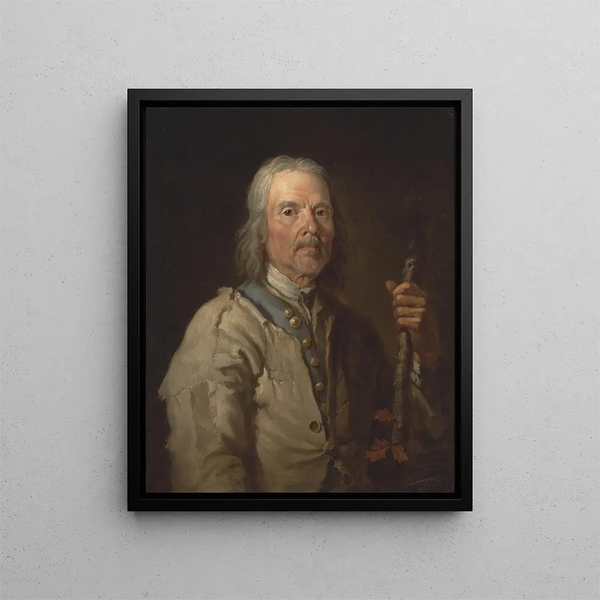 Thomas Barker - Man holding a staff.webp