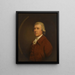 Portret Francisa Stewarta 1743-1798 Burmistrza Weymouth i Melcombe Regis - Thomas Beach — oprawiony obraz na ścianie
