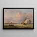 Port w Filadelfii - Thomas Birch — oprawiony obraz na ścianie