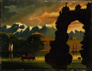 pejzażowy - Thomas Chambers — widok dzieła