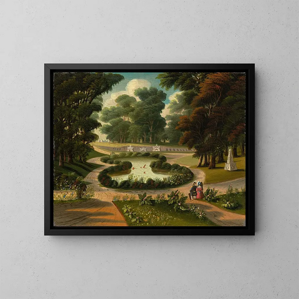 Cmentarz Mount Auburn - Thomas Chambers — oprawiony obraz na ścianie