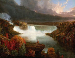 Thomas Cole - Distant View of Niagara Falls.webp