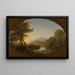 Le Moulin au coucher du soleil - Thomas Cole — oprawiony obraz na ścianie