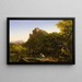 Le gué de la montagne - Thomas Cole — oprawiony obraz na ścianie