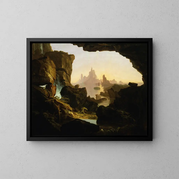 Le Retrait des Eaux du Déluge - Thomas Cole — oprawiony obraz na ścianie