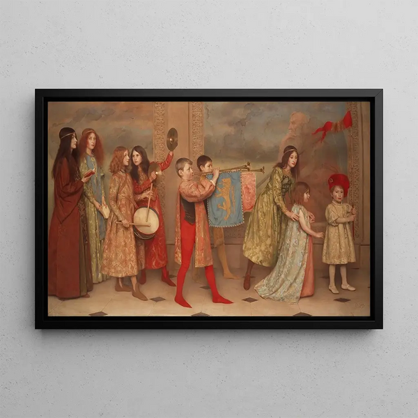 Thomas Cooper Gotch - A Pageant of Childhood.webp