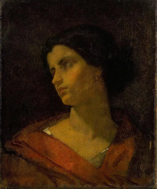 Thomas Couture - Head Of A Woman Study.webp