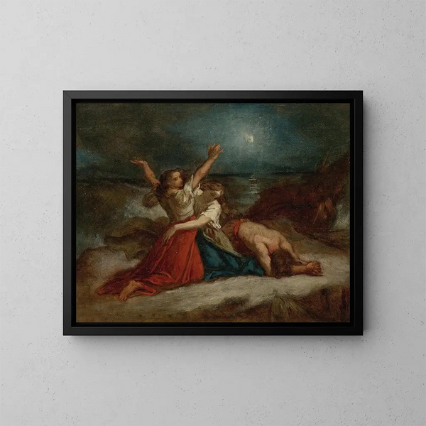 Studium dla Stella Maris - Thomas Couture — oprawiony obraz na ścianie