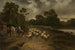 Scena rodzajowa z stadkiem owiec - Thomas Creswick — widok dzieła