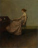 La lettre - Thomas Dewing — widok dzieła