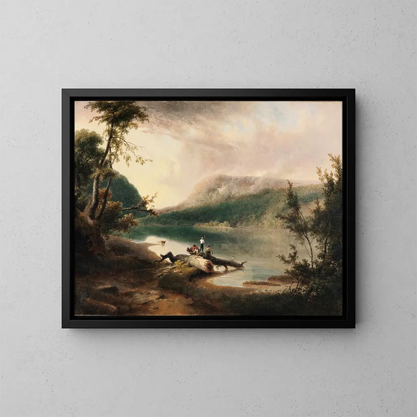 Gorge du Delaware - Thomas Doughty — oprawiony obraz na ścianie