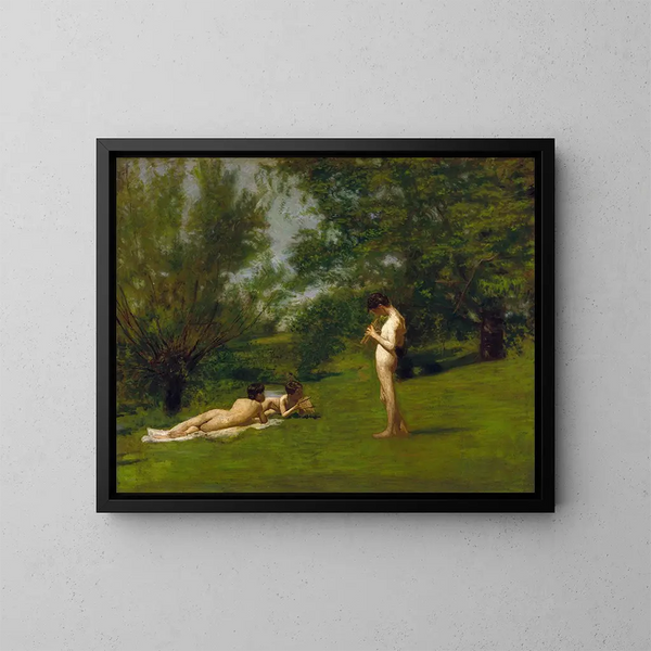 Arcadia - Thomas Eakins — oprawiony obraz na ścianie