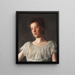 Mademoiselle Alice Kurtz - Thomas Eakins — oprawiony obraz na ścianie