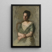 Madame William Shaw Ward - Thomas Eakins — oprawiony obraz na ścianie