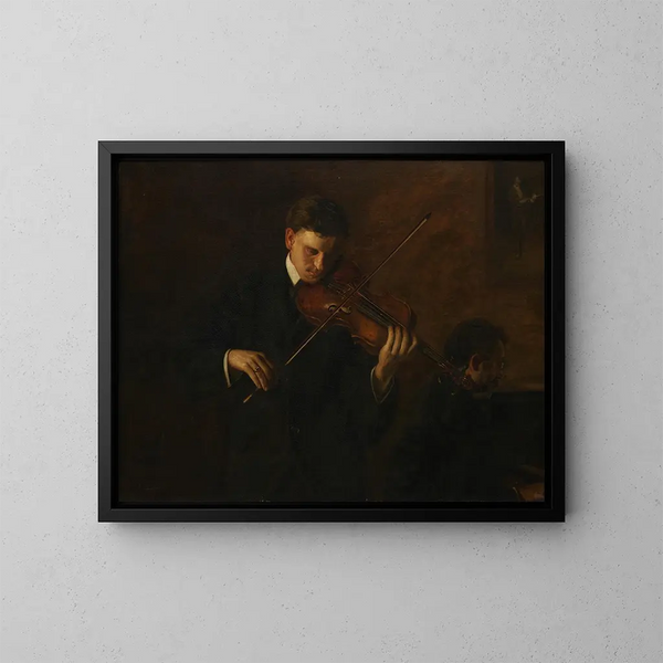 Muzyka - Thomas Eakins — oprawiony obraz na ścianie