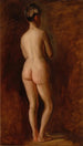 Kobiecy obraz nagi stojący od tyłu - Thomas Eakins — widok dzieła
