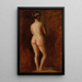 Kobiecy obraz nagi stojący od tyłu - Thomas Eakins — oprawiony obraz na ścianie