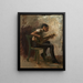 Studium do Lekcji tańca Gracz banjo - Thomas Eakins — oprawiony obraz na ścianie
