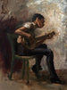 Le joueur de banjo - Thomas Eakins — widok dzieła