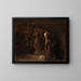 William Rush rzeźbiącego swoją alegoryczną postać rzeki Schuylkill - Thomas Eakins — oprawiony obraz na ścianie
