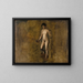 Le modèle de William Rush - Thomas Eakins — oprawiony obraz na ścianie