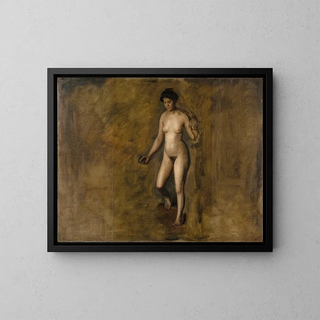 Le modèle de William Rush - Thomas Eakins — oprawiony obraz na ścianie