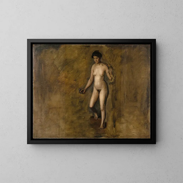Le modèle de William Rush - Thomas Eakins — oprawiony obraz na ścianie