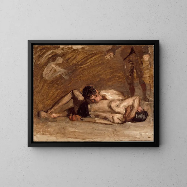Walki - Thomas Eakins — oprawiony obraz na ścianie