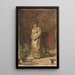 Młoda dziewczyna medytująca - Thomas Eakins — oprawiony obraz na ścianie