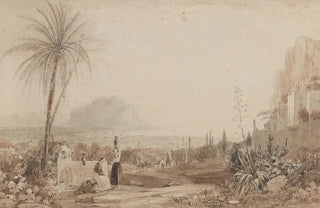 Thomas Ender - A chalet and a rock massif.webp