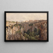 Pont Clementino w Civita Castellana w Lacjum - Thomas Ender — oprawiony obraz na ścianie