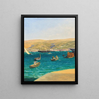 Thomas Ender - The Harbour Trieste.webp