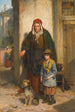Un pauvre mendiant Bodie - Thomas Faed — widok dzieła