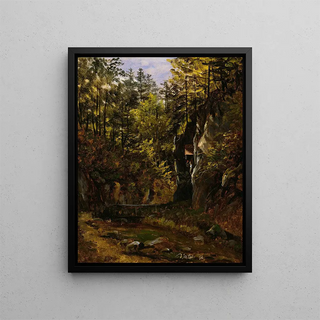 Thomas Fearnley - A Forest Road with an Altar.webp