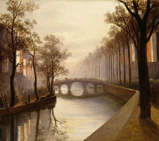 Thomas Fearnley - King Vilhelm IIs ceremonial Processsion in Amsterdam in 1840.webp