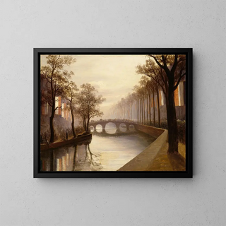 Thomas Fearnley - King Vilhelm IIs ceremonial Processsion in Amsterdam in 1840.webp