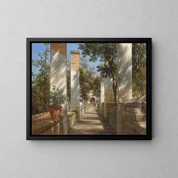Pergola aux oranges - Thomas Fearnley — oprawiony obraz na ścianie