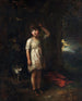 Młody chłopak z kotem Rankiem - Thomas Gainsborough — widok dzieła