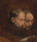 Kopia według tradycyjnie przypisywanego Van Dyckowi obrazu przedstawiającego dwóch mnichów czytających - Thomas Gainsborough — widok dzieła