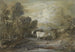 Un Berger avec Trois Vaches près d'un Étang en Altitude - Thomas Gainsborough — widok dzieła