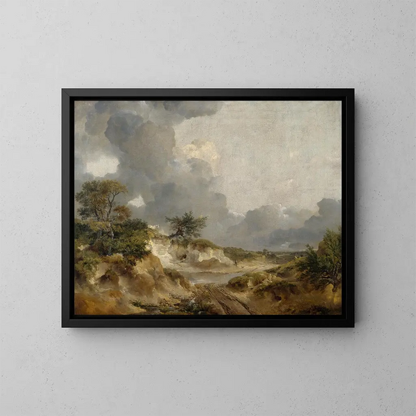 Widok w Suffolku - Thomas Gainsborough — oprawiony obraz na ścianie